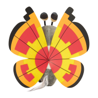 Officiële Pokemon center Pokemon fit knuffel Vivillon (Sun Pattern) 15cm